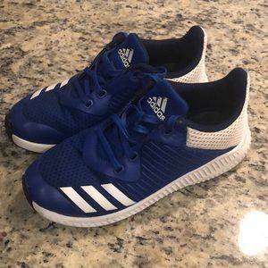 Adidas blue kids 13k athletic tennis shoes